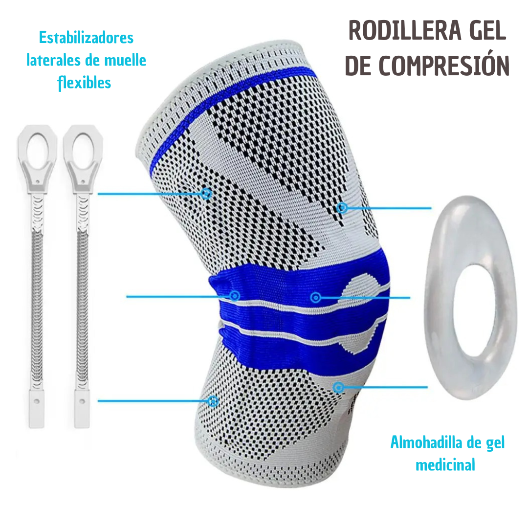 Rodillera 2x1 gel de compresión